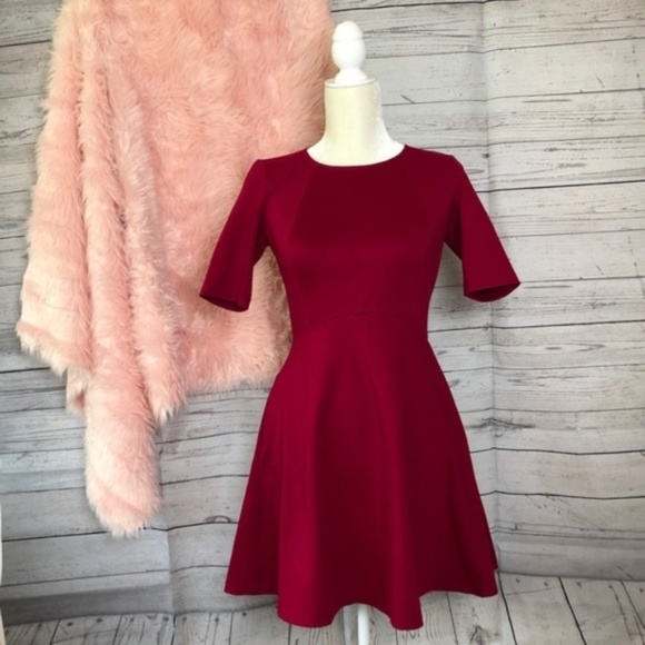 Banana Republic Dresses & Skirts - Banana Republic | Magenta Skater Dress -